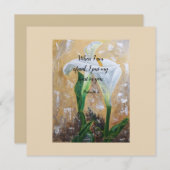 2024 JW year text Psalm 56:3  招待状 (正面/裏面)