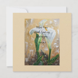 2024 JW year text Psalm 56:3  招待状