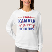 2024 Kamala Harris for the people Tシャツ (正面)