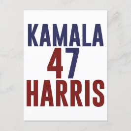 2024 Kamala Harris Madam President USA投票 シーズンポストカード
