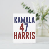 2024 Kamala Harris Madam President USA投票 シーズンポストカード (スタンド正面)