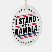 2024 Kamala Harris Madam President USA投票 セラミックオーナメント (右)