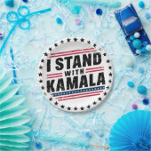 2024 Kamala Harris Madam President USA投票 ペーパープレート (パーティー)