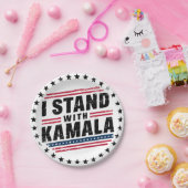 2024 Kamala Harris Madam President USA投票 ペーパープレート (パーティー)