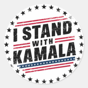 2024 Kamala Harris Madam President USA投票 ラウンドシール