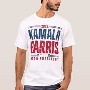2024 Kamala Harris Madam President USA投票 Tシャツ