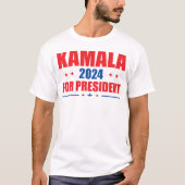 2024 Kamala Harris Madam President USA投票 Tシャツ (正面)