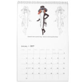 2024 MatisseFashionsイラストレーションカレンダー カレンダー (1月 2027)
