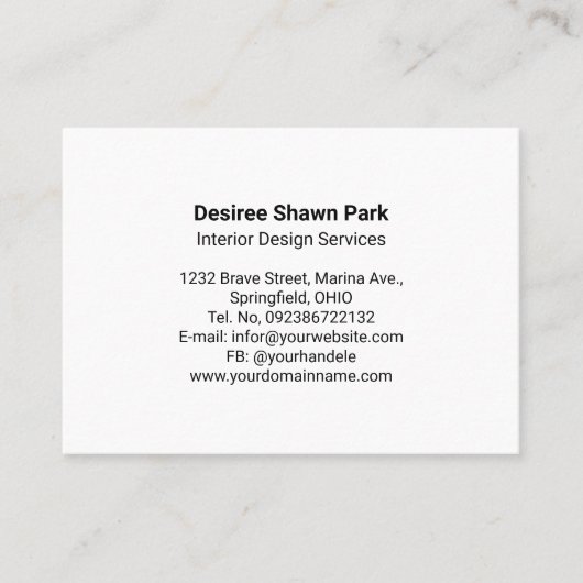 2024 Mini Calendar SUNDAY Start San Serifフォント 名刺 (正面)