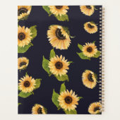 2024 Monogram Sunflower Weekly Non Dated プランナー手帳 (裏面)