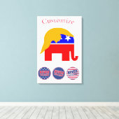 2024 Never Trump Thunder_Cove キャンバスプリント (インサイチュ (ウッドフロア))