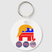 2024 Never Trump Thunder_Cove キーホルダー (正面)