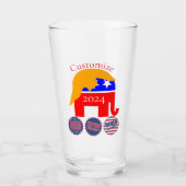 2024 Never Trump Thunder_Cove タンブラーグラス (正面)