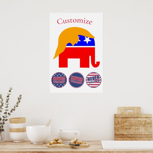 2024 Never Trump Thunder_Cove ポスター (キッチン)