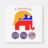 2024 Never Trump Thunder_Cove マグネット (正面)