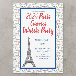 2024 Paris Games Summer Watchパーティー 招待状