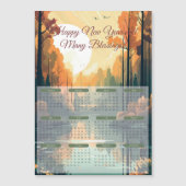 2024 Peace Lakカレンダー磁気カード (正面)