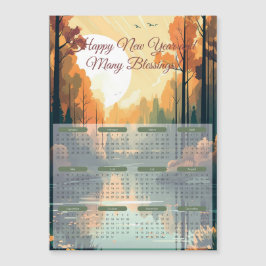 2024 Peace Lakカレンダー磁気カード