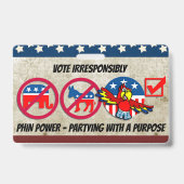 2024 PHIN POWER  バッジ (裏面)