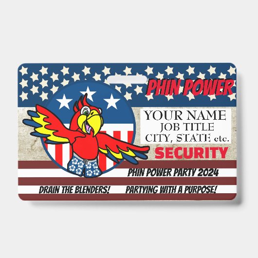 2024 PHIN POWER  バッジ (正面)