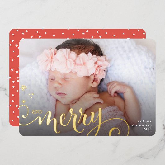 2024 PHOTOメリーファミリーおもしろい書道 箔シーズンカード (正面/裏面)