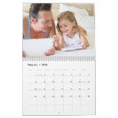 2024 Photo Calendar大きな写真毎月緑 カレンダー (2月 2026)