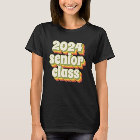 2024 Senior Class Retro Tシャツ (正面)