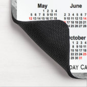 2024 Silver Holiday Art Calendar by Janz Mouse pad マウスパッド (コーナー)