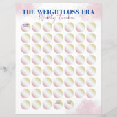 2024 The Weight Loss Era Tracker - 52 Week Tracker (正面)