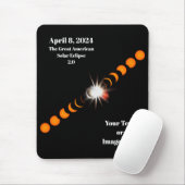2024 Total 太陽の Eclipse マウスパッド (マウス)