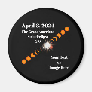 2024 Total 太陽の Eclipse マグネット