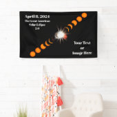 2024 Total 太陽の Eclipse 横断幕 (インサイチュ)