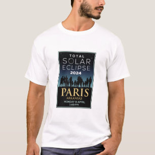 2024 Total Eclipse、パ太陽のリ、アーカンソー Tシャツ