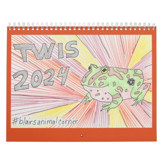 2024 TWIS #blairsanimalcornerカレンダー カレンダー (カバー)