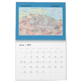 2024 TWIS #blairsanimalcornerカレンダー カレンダー (3月 2027)