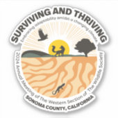 2024 TWSウェスト年次会議ステッカー シール (正面)