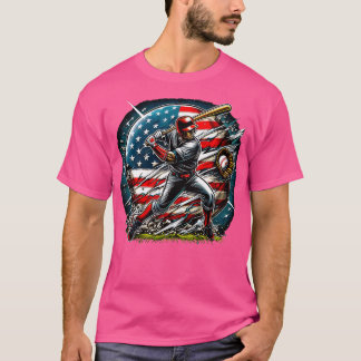 2024 USA AMERICA BESBALL in USA 4 OF 7月 Tシャツ
