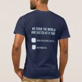 2024 USk シカゴ スケッチ セミナー Tシャツ (裏面)