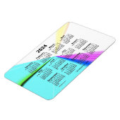 2024 Vanishing Point Calendar by Janz 4x6マグネット マグネット (左側)