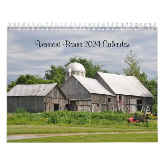 2024 Vermont Barns – カレンダー (カバー)