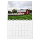 2024 Vermont Barns – カレンダー (2月 2027)