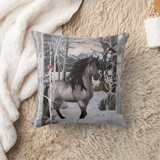 2024 Winter Wishes Horse クッション (ブランケット)