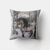 2024 Winter Wishes Horse クッション (裏面)