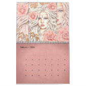 2024 Zindyアートカレンダー カレンダー (2月 2026)