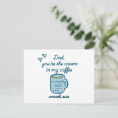 2025おもしろい年の父の日 インビテーションポストカード (スタンド正面)