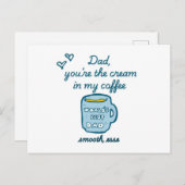 2025おもしろい年の父の日 ポストカード (正面/裏面)