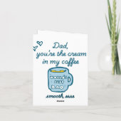 2025おもしろい年の父の日 招待状 (裏面)