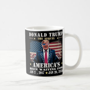 2025おもしろい年ドナルド・トランプ大統領就任式の日 コーヒーマグカップ