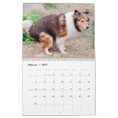 2025おもしろい年下旬の動物のフンパーソナライズされた カレンダー (2月 2027)