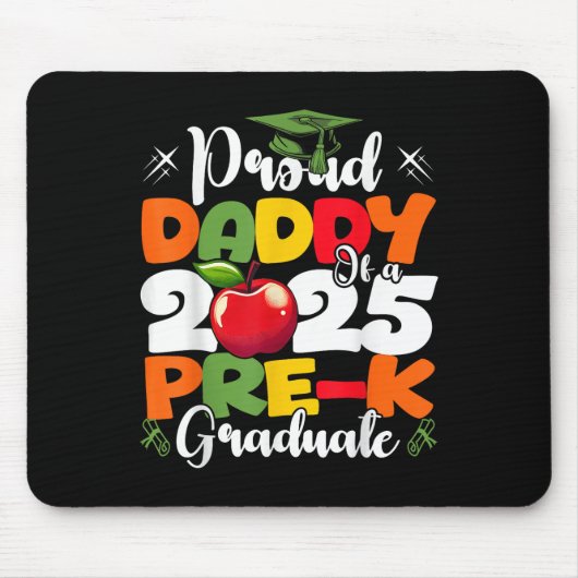 2025おもしろい年Pre-K卒業生のClのDaddy マウスパッド (正面)
